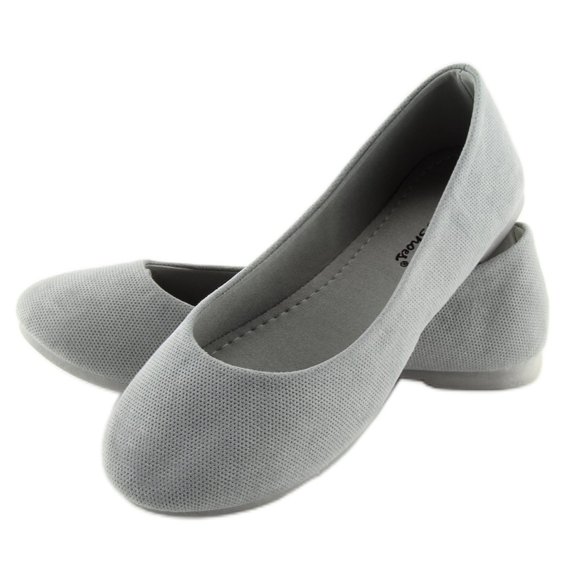 Graue Damen Ballerinas JX1018 Grau 2
