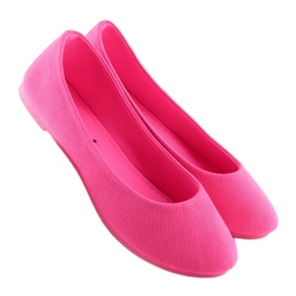 Rosa Damenballerinas JX1018 Fuchsia 1