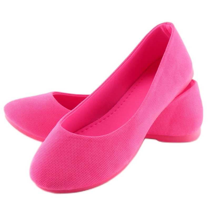 Rosa Damenballerinas JX1018 Fuchsia 2