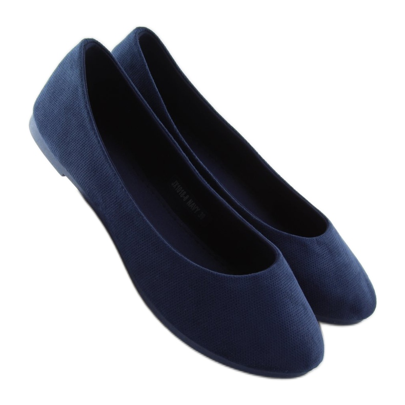 Marineblaue Ballerinas für Damen JX1018 Navy navy blau 1