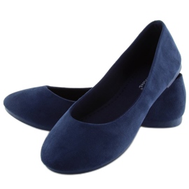 Marineblaue Ballerinas für Damen JX1018 Navy 2