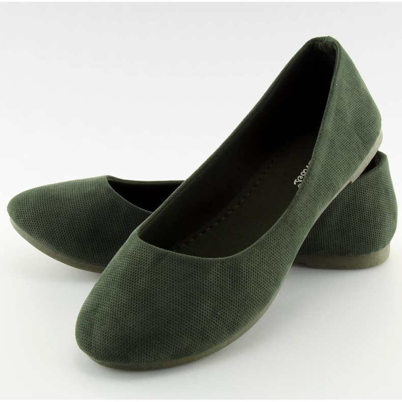 Grüne Damenballerinas JX1018 Grün 1