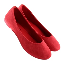 Rote Damenballerinas JX1018 Rot 1