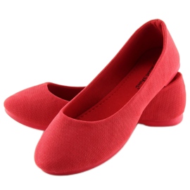 Rote Damenballerinas JX1018 Rot 2