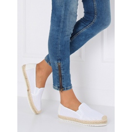Weiße Espadrilles für Damen 6602 Weiß 1