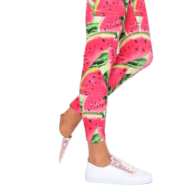 Weiße und rosa Sneakers mit Hologramm JX71P Champagner 1