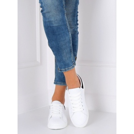 Schwarze und weiße Sneakers für Damen BL147P Black 2