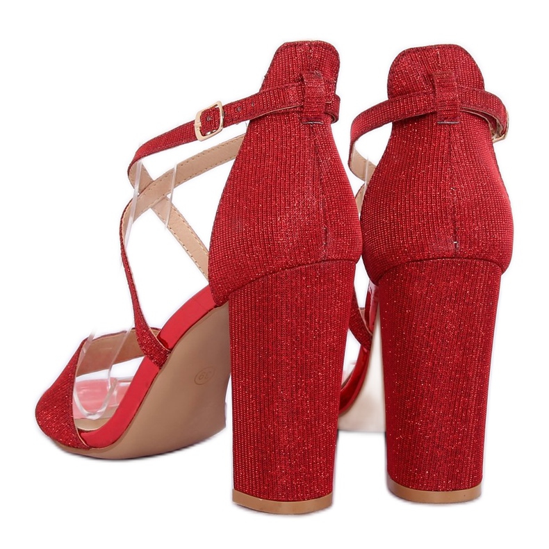 Sandalen am Pfosten rot NC791 Red 1