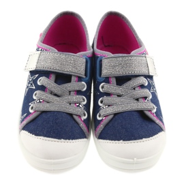 Befado Kinderschuhe Hausschuhe Turnschuhe 251X113 grau rosa marineblau 5