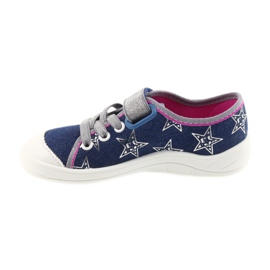 Befado Kinderschuhe Hausschuhe Turnschuhe 251X113 grau rosa navy blau 3