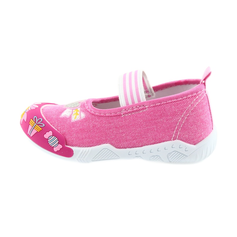 American Club rosa Kinder-Sneaker mit Gummizug 29/19 2
