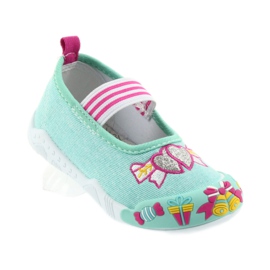 American Club grüne Kinder-Sneaker mit Gummizug 21/19 1