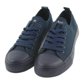 American Club LH05 marineblaue Turnschuhe 3