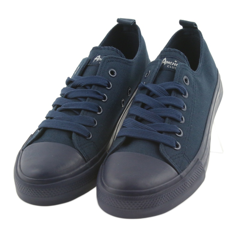 American Club LH05 marineblaue Turnschuhe 3