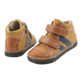 Booties Kinderschuhe Klettverschluss Ren But 3225 rot / granatrot braun 4