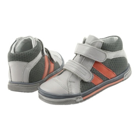 Booties Kinderschuhe Velcro Ren But 3225 grau / orange mehrfarbig marineblau 4