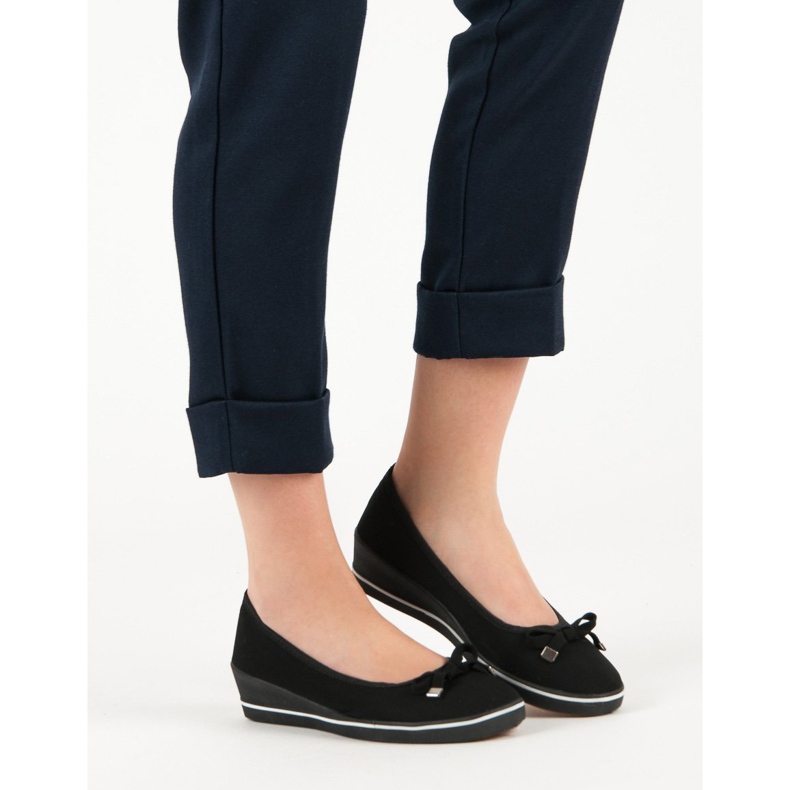 Keilballerina schwarz 1