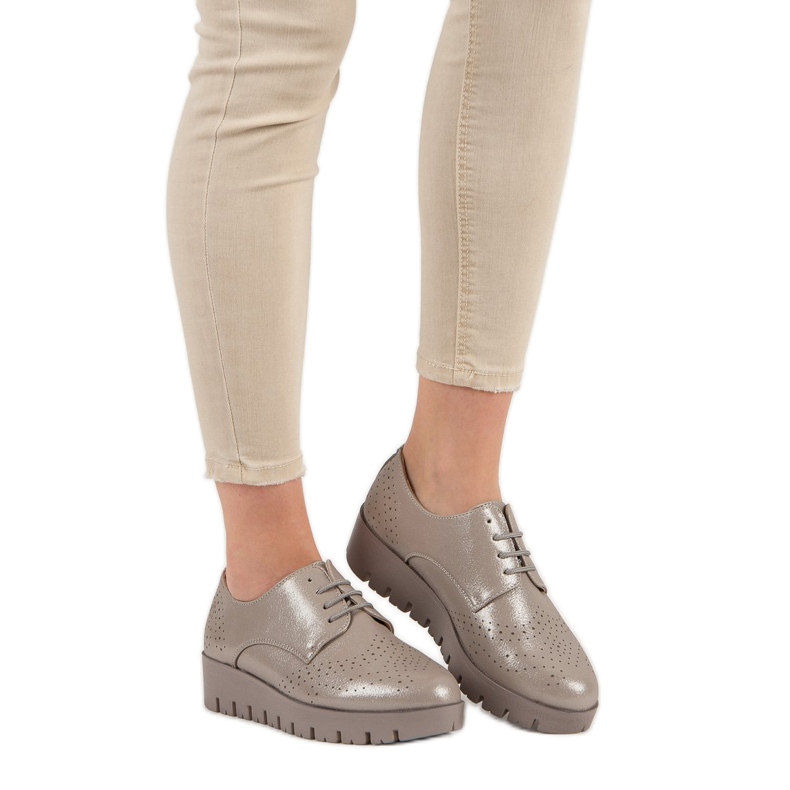 Comer Schnürschuhe braun 2