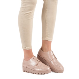 Comer Schnürschuhe rosa 1