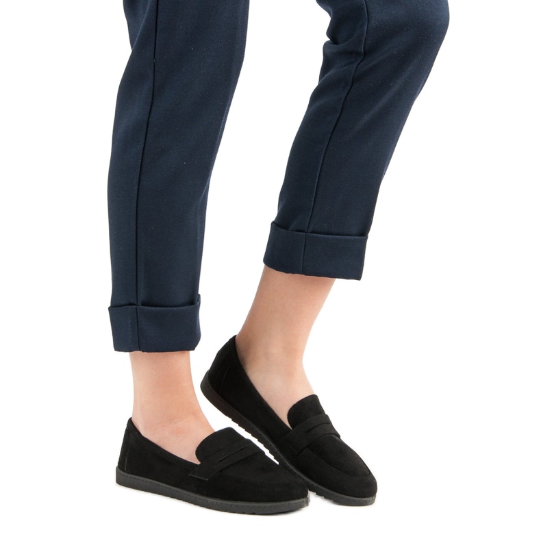 Comer Wildleder-Loafer schwarz 1