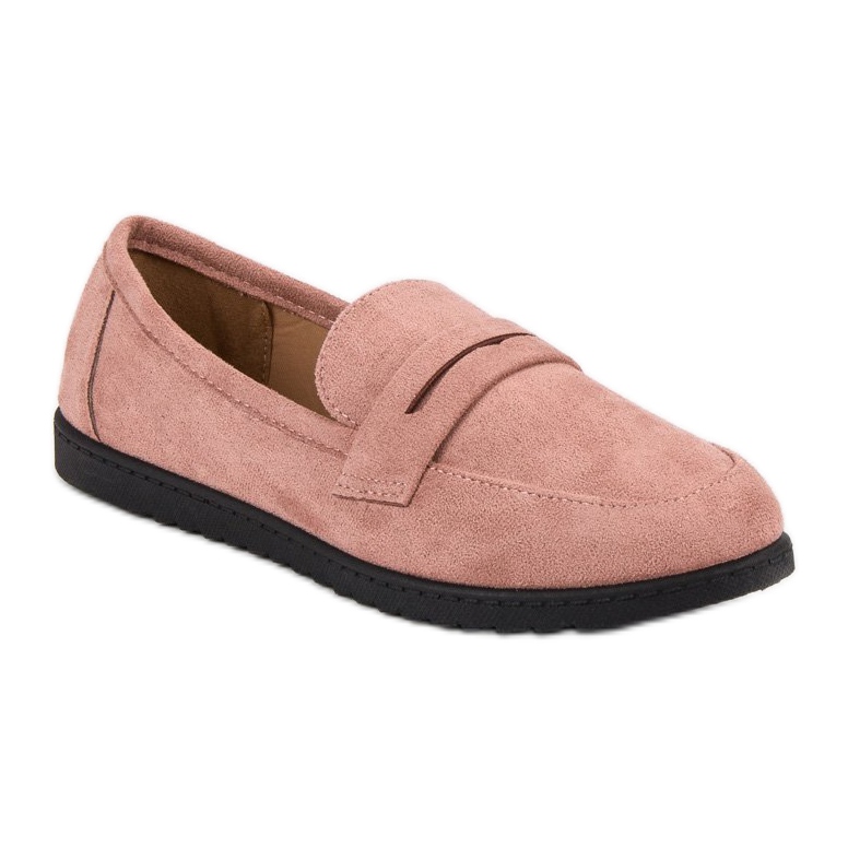Comer Wildleder-Loafer rosa 1