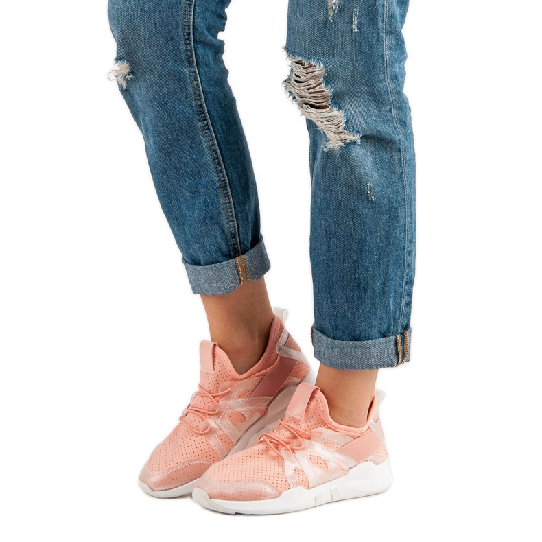 Modische Sportschuhe rosa 1