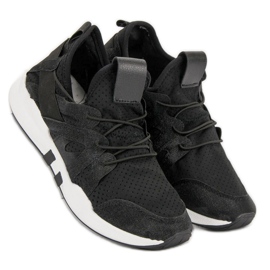 Modische Sportschuhe schwarz 2