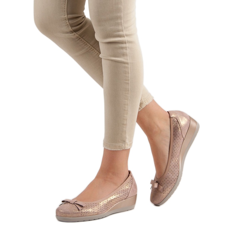 Vinceza Bequeme Keilpumps rosa 2