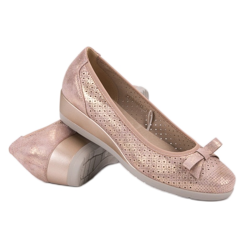 Vinceza Bequeme Keilpumps rosa 1