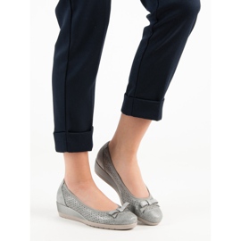 Vinceza Bequeme Keilpumps grau 1