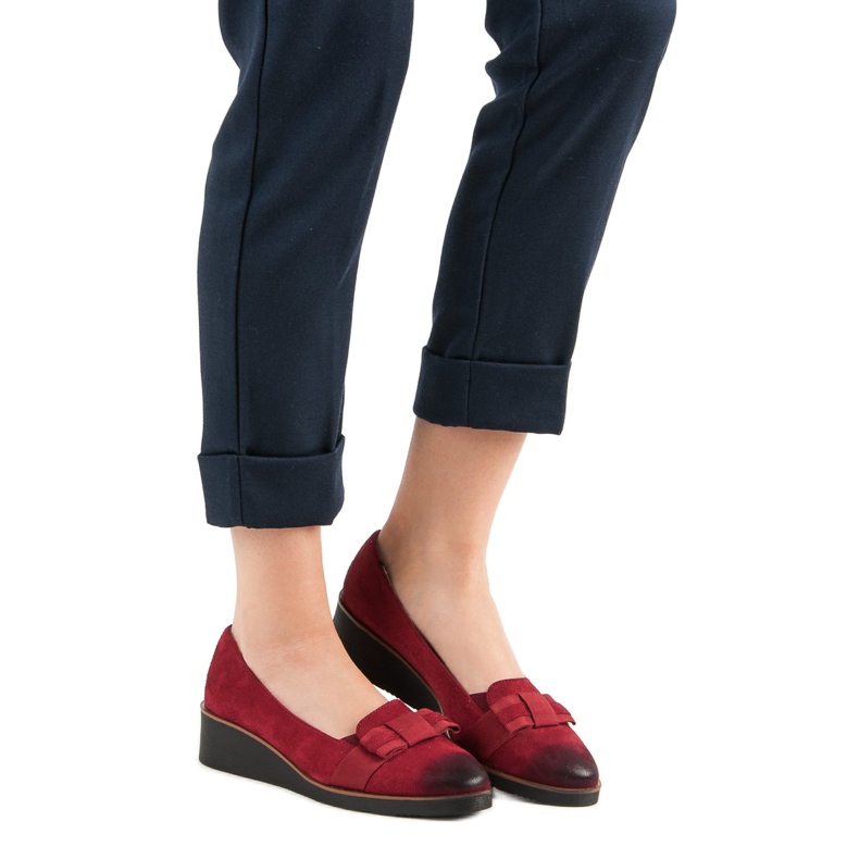 Pumps mit Schleife VINCEZA rot 1