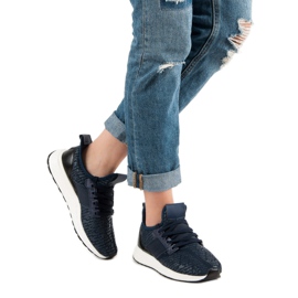 Sportschuhe zum Hineinschlüpfen blau 2