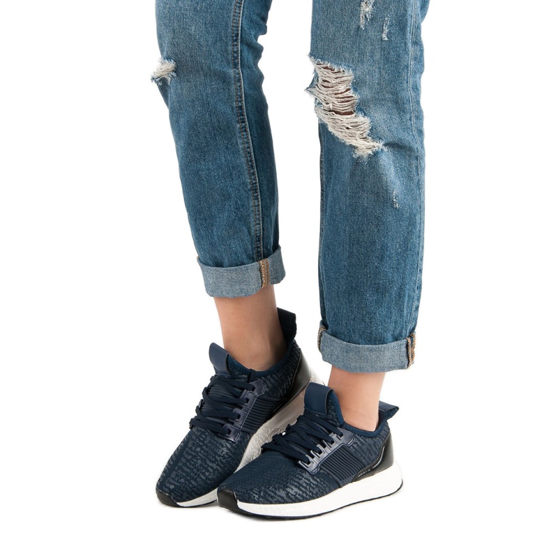 Sportschuhe zum Hineinschlüpfen blau 1