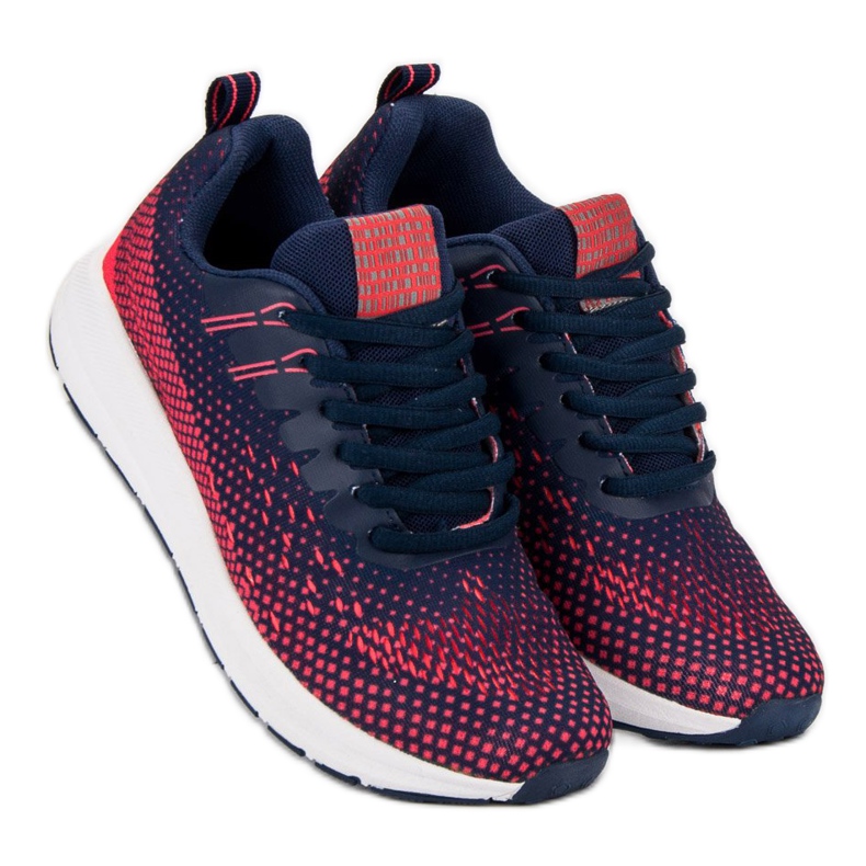 Ax Boxing Bequeme Sportschuhe blau rot 1