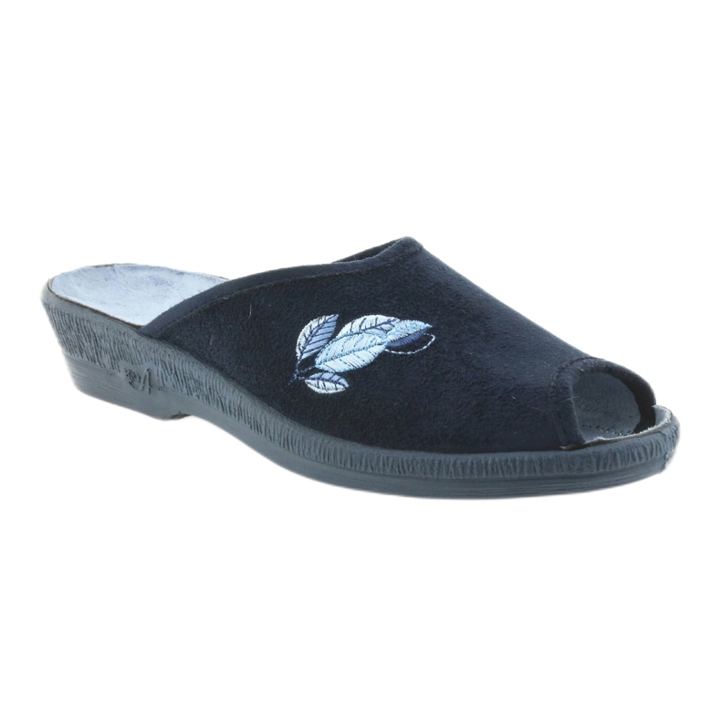 Befado Hausschuhe Damenschuhe PU 581D194 Hausschuhe marineblau 1
