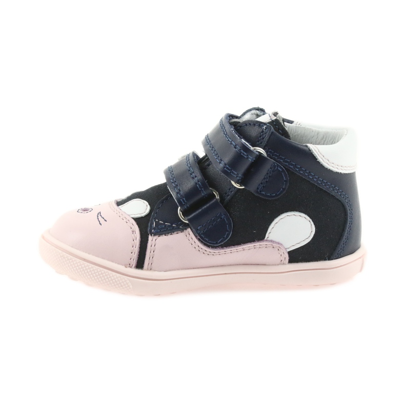 Booties Kinderschuhe Klett Kaninchen Bartek 11702 weiß navy blau rosa 2