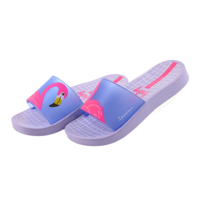 Flaming Ipanema 26325 Kinderhausschuhe lila blau rosa 4