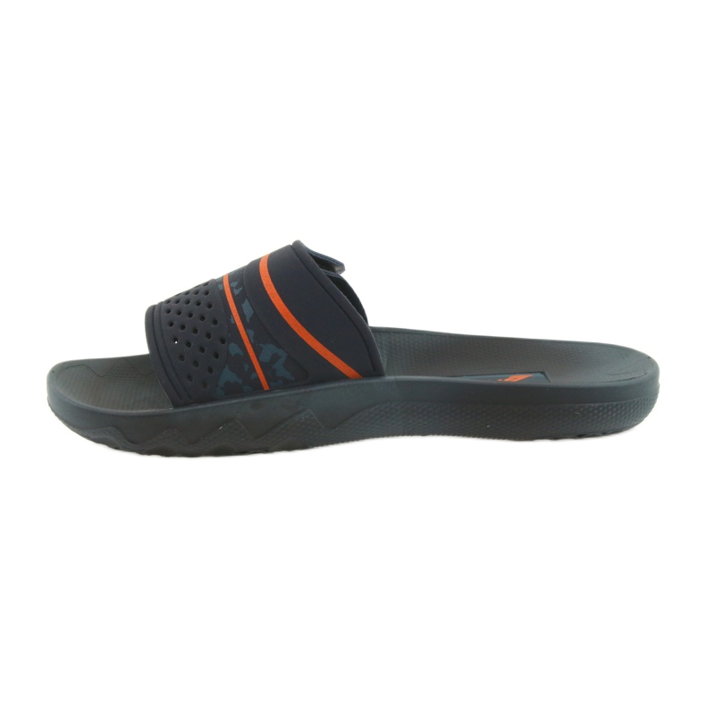 Rider 82500 marineblaue Freizeit Hausschuhe für Herren orange 2