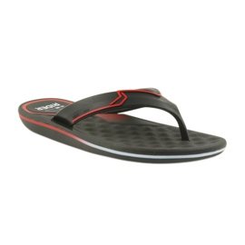Rider 11315 Herren-Gel-Flip-Flops schwarz rot 1