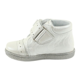 Kinderschuhe mit Klettverschluss Ren But 1535 mit silberner Schleife 2