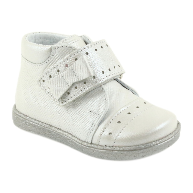 Kinderschuhe mit Klettverschluss Ren But 1535 mit silberner Schleife 1