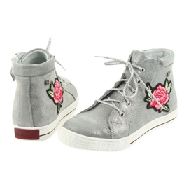Stiefel und Schuhe für Mädchen silber Ren But 4279 5