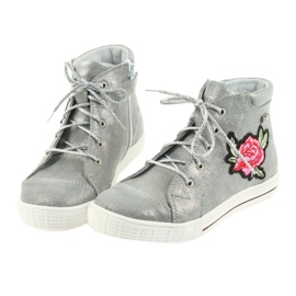 Stiefel und Schuhe für Mädchen silber Ren But 4279 4