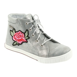 Stiefel und Schuhe für Mädchen silber Ren But 4279 1