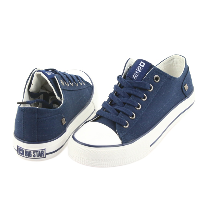 Big Star 274335 Sneakers mit Schnürung navy blau 4