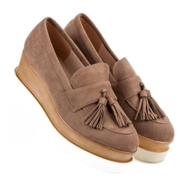 Corina Braune Keilmokassins 2