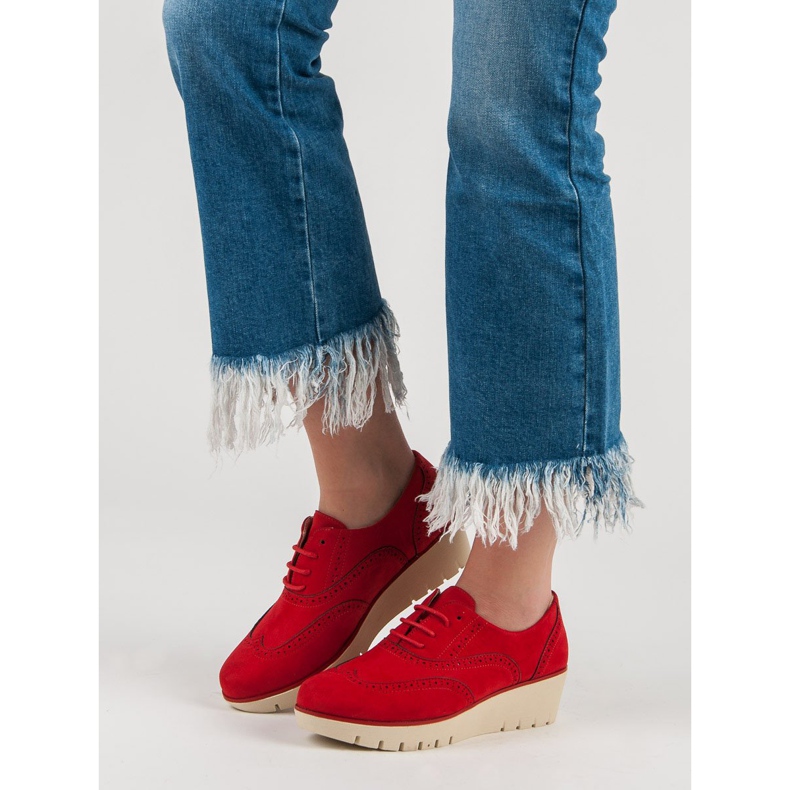 Corina Rote Keilschuhe 1