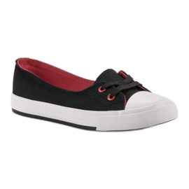 J. Star Schwarze Turnschuhe 2