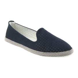 Filippo Lordsy Damen Ballerinas Espadrilles F 081 navy blau 1