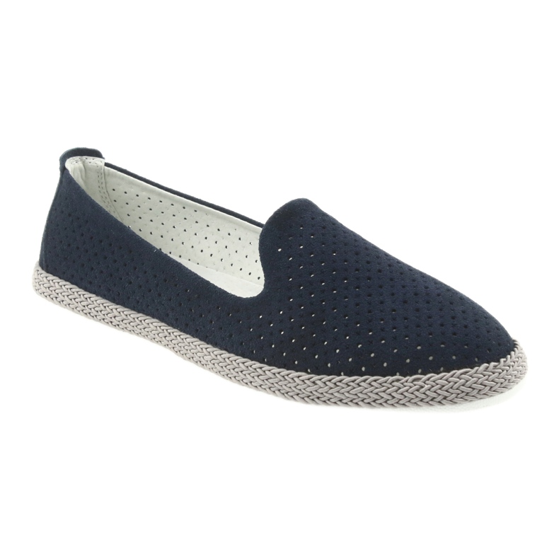 Filippo Lordsy Damen Ballerinas Espadrilles F 081 navy blau 1